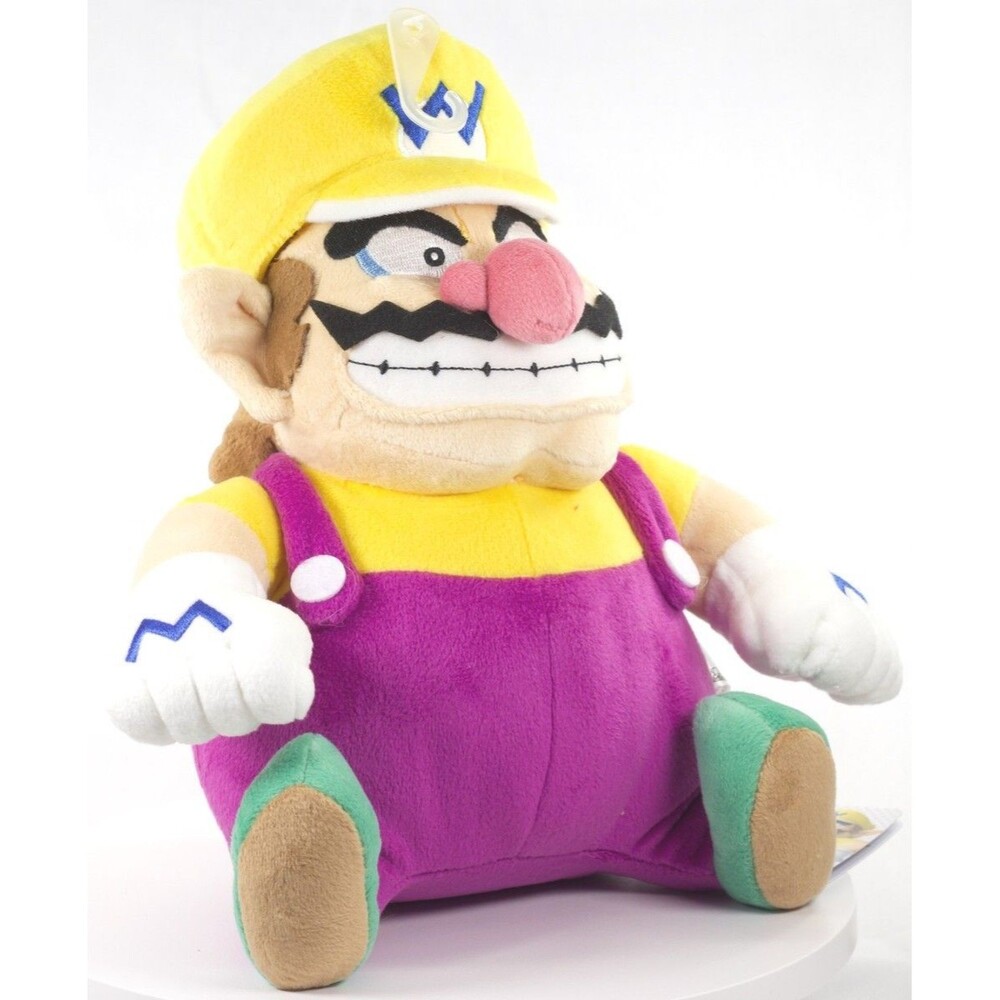 Official Little Buddy Super Mario Bros Wario 10" Plush All Star Collection 1421